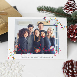 Happy Holidays Custom Foto Faltschachtel Weihnacht Karte