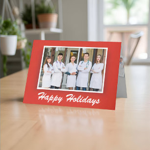 Happy Holidays Custom Foto Unternehmen Feiertagskarte