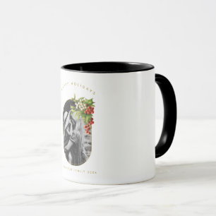 Happy Holidays Custom Foto Weihnachten Tasse