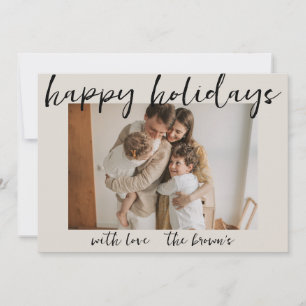HAPPY HOLIDAYS CUSTOMIZABLE EINFACHE CHRISTMAS CAR EINLADUNG