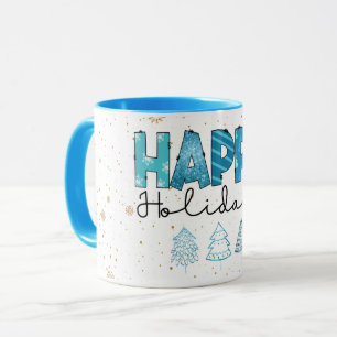 Happy Holidays Customize Tasse