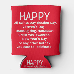Happy Holidays Dosenkühler