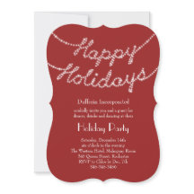 Happy Holidays Einladung