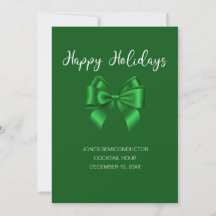 Happy Holidays Elegante Green