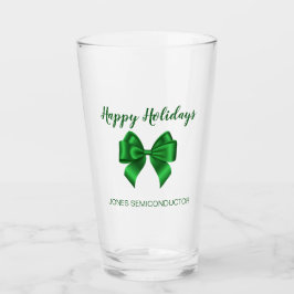 Happy Holidays Elegante Green Glas