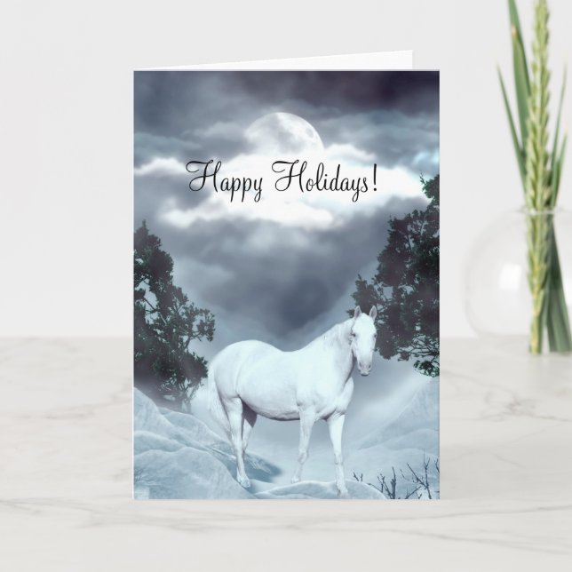 Happy Holidays Feiertagskarte (Vorderseite)