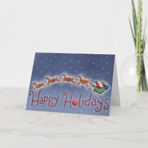 Happy Holidays Feiertagskarte