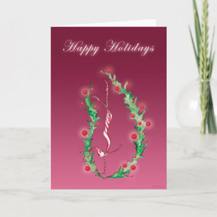 Happy Holidays Feiertagskarte