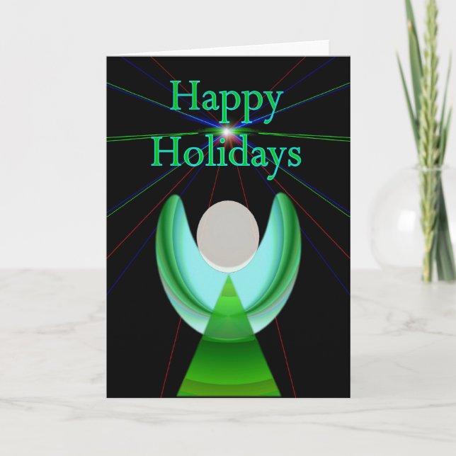 Happy Holidays Feiertagskarte (Vorderseite)