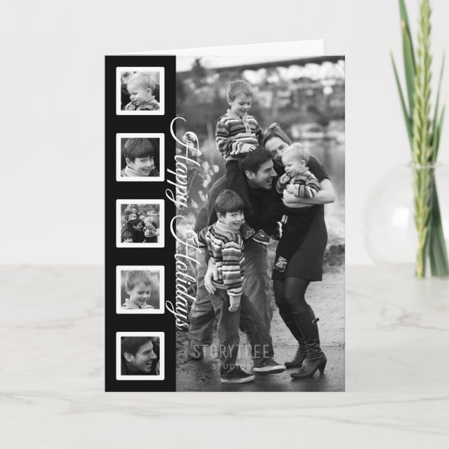 Happy Holidays Feiertagskarte (Vorderseite)