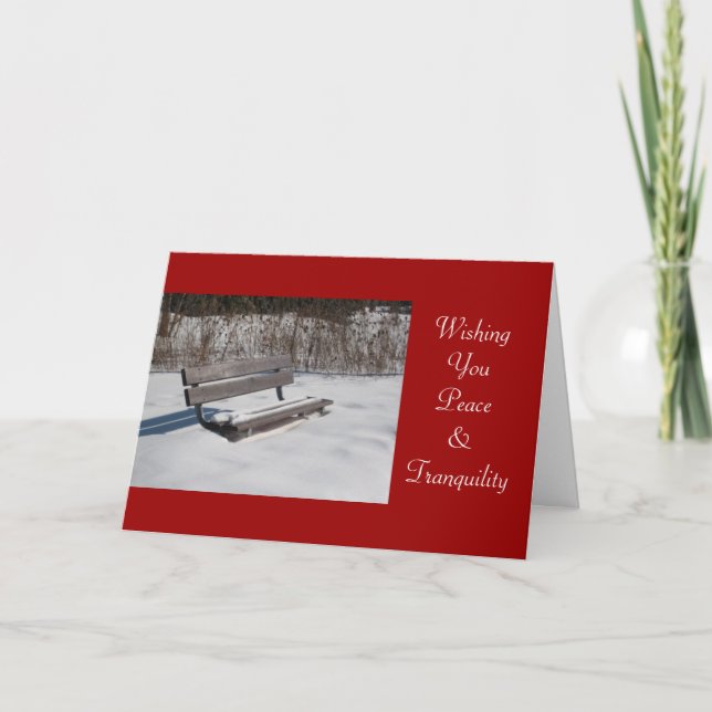 Happy Holidays Feiertagskarte (Vorderseite)