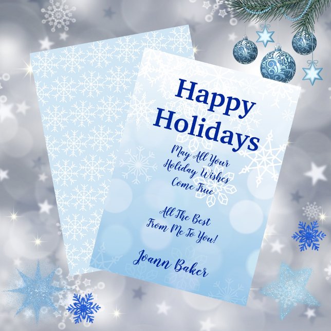 Happy Holidays Feiertagskarte (Happy Holidays Holiday Card)
