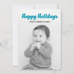 Happy Holidays Feiertagskarte