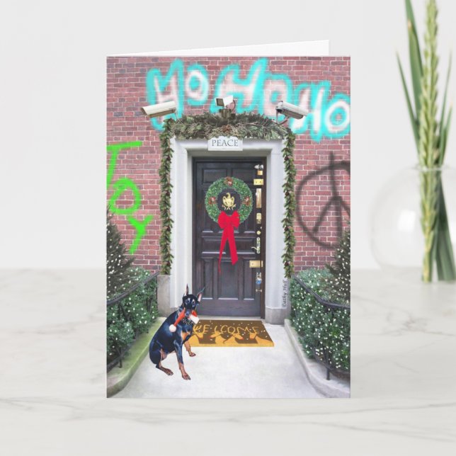 Happy Holidays Feiertagskarte (Vorderseite)