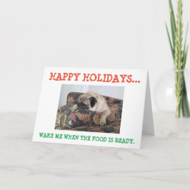 Happy Holidays Feiertagskarte