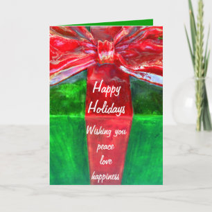 Happy Holidays_ Feiertagskarte