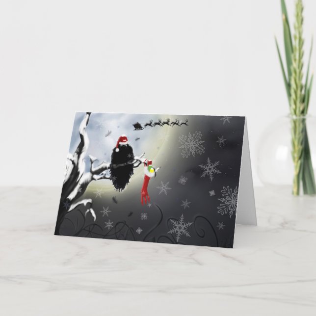 Happy Holidays Feiertagskarte (Vorderseite)