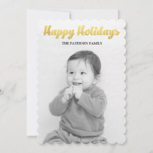 Happy Holidays Feiertagskarte