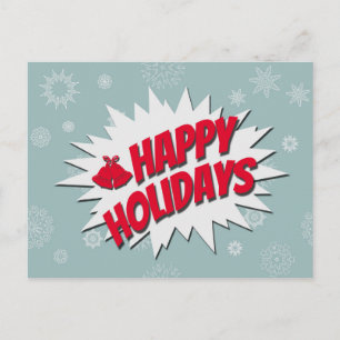 Happy Holidays Feiertagspostkarte