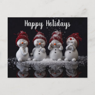 Happy Holidays Feiertagspostkarte