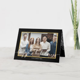 Happy Holidays-Foto Business Holiday Cards Feiertagskarte