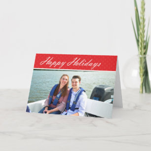 Happy Holidays - Foto Frame Karte