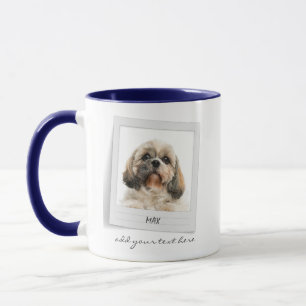 Happy Holidays Foto Hunde Mama Custom Tasse