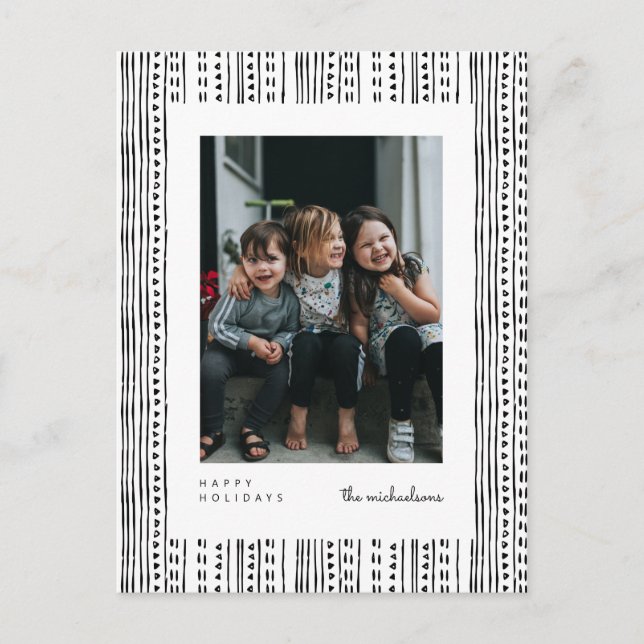 HAPPY HOLIDAYS | Foto Postkarte hinzufügen (Vorderseite)