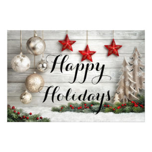 Happy Holidays Fotodruck