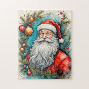 Happy Holidays From Santa Claus Puzzle