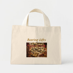 Happy Holidays - Gebärdengeschenke - Jumbo Tote Ba Mini Stoffbeutel