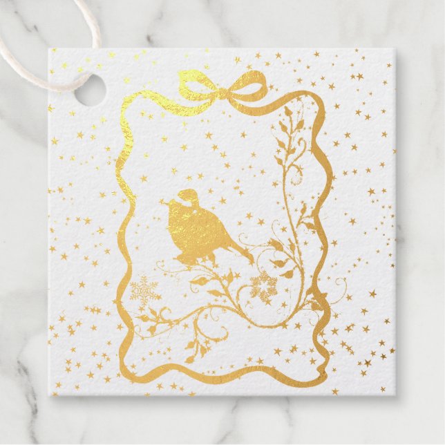 Happy Holidays! Geschenkanhänger (Vorderseite)