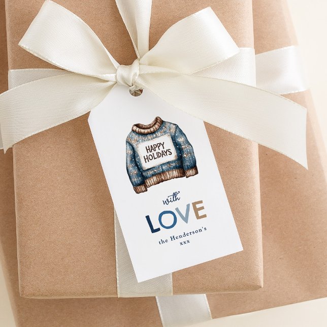 Happy Holidays Geschenkanhänger (Von Creator hochgeladen)