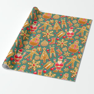 Happy Holidays Geschenkpapier