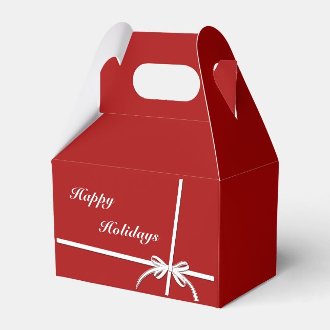 Happy Holidays Geschenkschachtel (Rückseite)