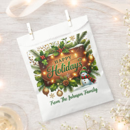 Happy Holidays Geschenktütchen