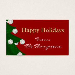 Happy Holidays Gift Tags