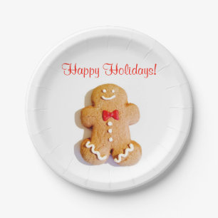 Happy Holidays Gingerbread Mann 4Bernie Pappteller