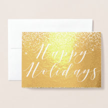 Happy Holidays & Glitzer Classic Typografy Design