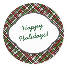 Happy Holidays Gruß auf Saisonbühne