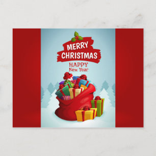 Happy Holidays Gruß Postkarte