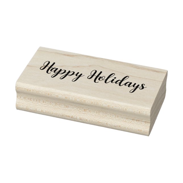 Happy Holidays Gummistempel (Stempel)