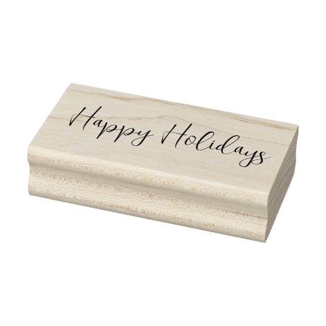 Happy Holidays Gummistempel (Stempel)
