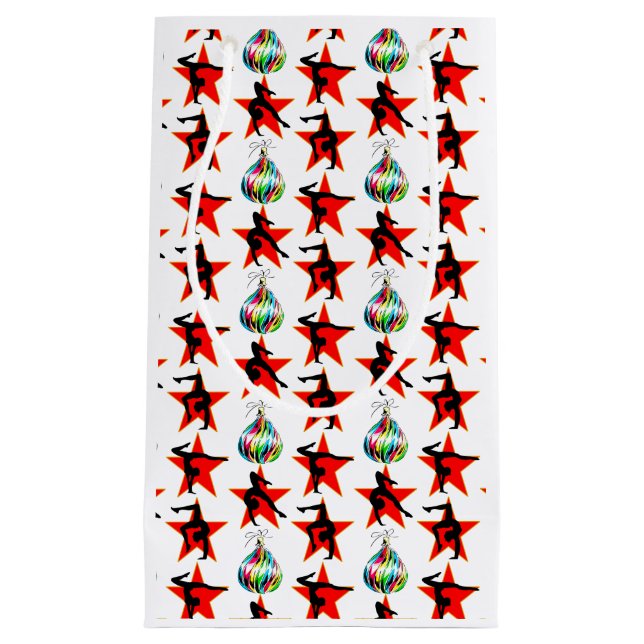 HAPPY HOLIDAYS GYMNASTICS CHRISTMAS GIFTS KLEINE GESCHENKTÜTE (Vorderseite)