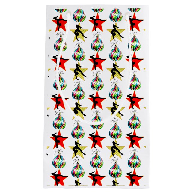 HAPPY HOLIDAYS GYMNASTICS CHRISTMAS GIFTS KLEINE GESCHENKTÜTE (Vorderseite)