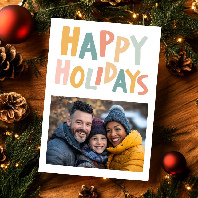 HAPPY HOLIDAYS Handmade Custom FOTO Weihnachten (HAPPY HOLIDAYS Handmade Custom PHOTO Christmas Holiday Card
)