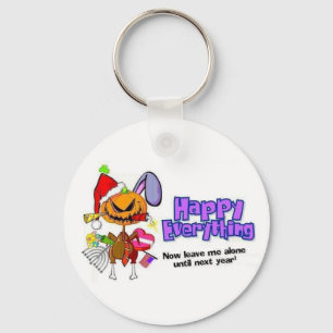Happy Holidays-Happy Alles Gute zum Erfolg Schlüsselanhänger