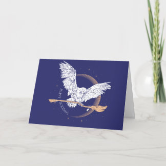 Happy Holidays Hedwig Delivery Feiertagskarte