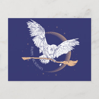 Happy Holidays Hedwig Delivery Feiertagspostkarte