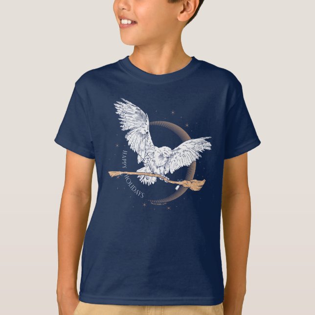 Happy Holidays Hedwig Delivery T-Shirt (Vorderseite)